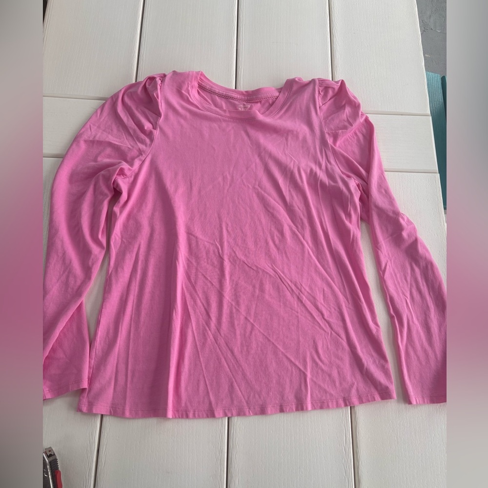 Pink Crown & Ivy With Ruched Long Sleeve